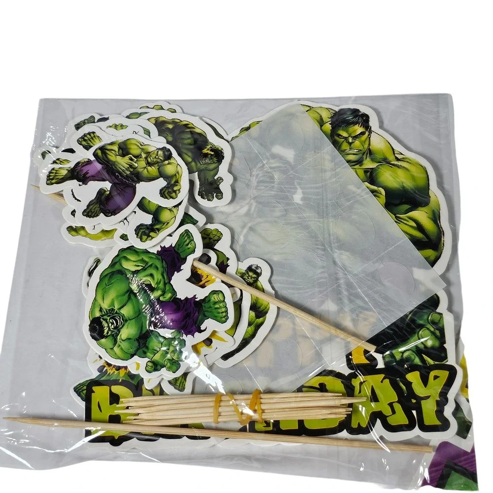 Marvel Hulk Birthday Party‎ Supplies Banner Balloons Table Cover Decorations